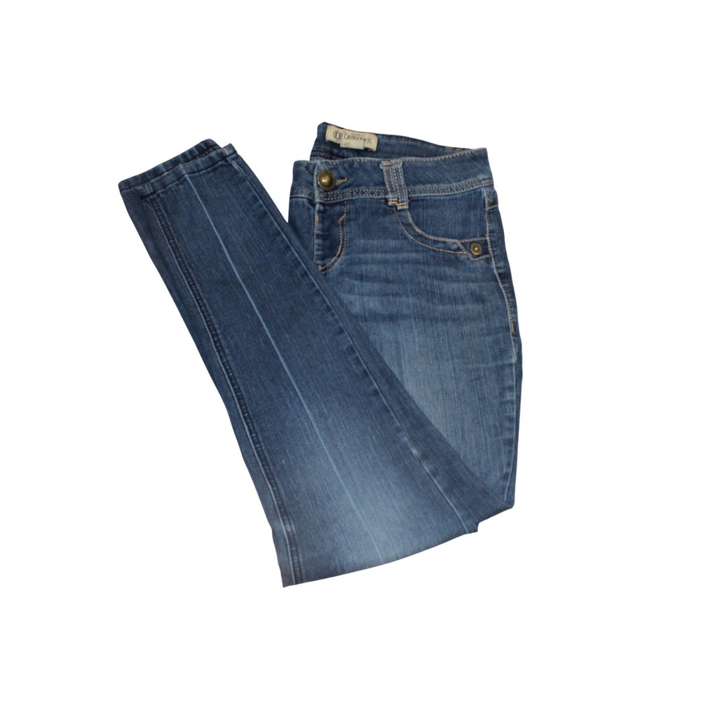 Democracy Jeggings Women 4 Blue Excellent Mid Rise Stretch Skinny Denim Jeans